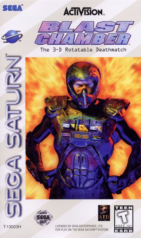 Blast Chamber box art for Sega Saturn